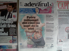 PRESA DE AZI. Adevărul: Patru milionari din cinci au supt de la stat