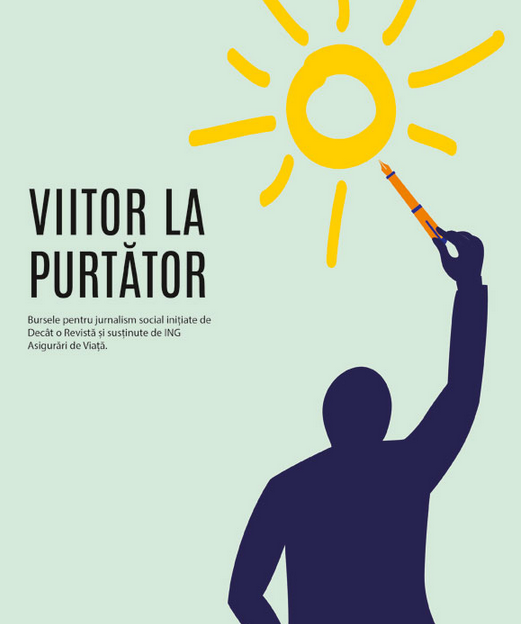 Decât o Revistă lansează bursele pentru jurnalişti „Viitor la Purtător”