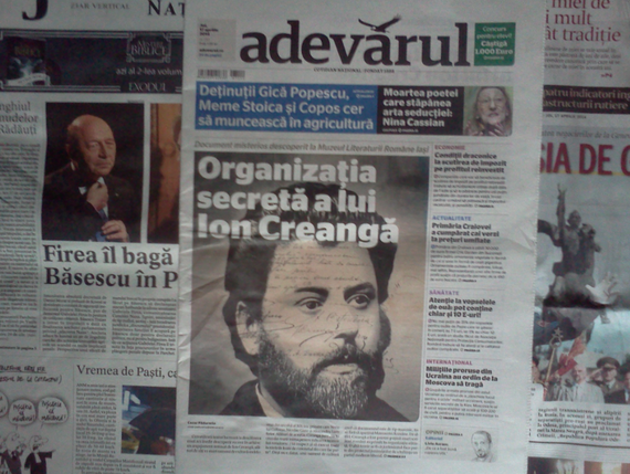 PRESA DE AZI. Adevărul: Organizaţia secretă a lui Ion Creangă