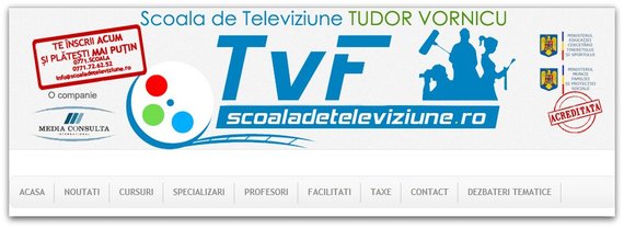Şcoala de Televiziune Tudor Vornicu, preluată de grupul care deţine şi Prima TV