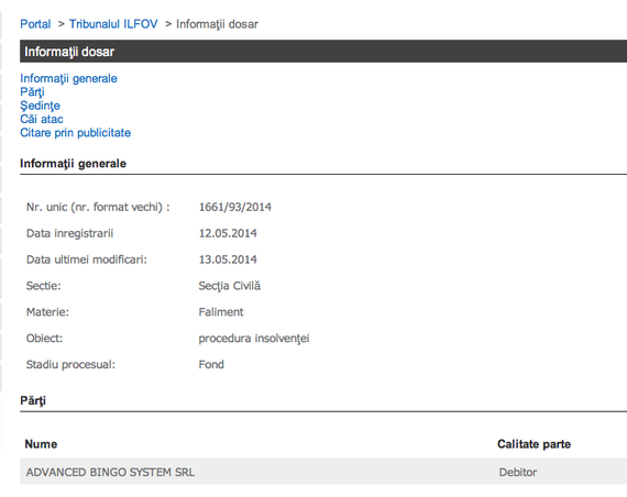 Firma care organiza Bingo România pe Kanal D şi-a cerut insolvenţa