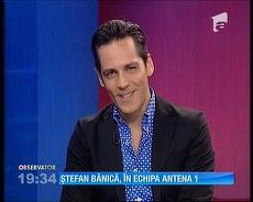 VIDEO. Ştefan Bănică, anunţat în Observatorul Antenei 1: vedeta intră în echipa Intact. Va fi în juriul  X-Factor