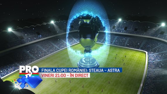 Finala Cupei României, dintre Steaua şi Astra, difuzată mâine la Pro TV