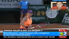 Antena 3 şi-a schimbat sigla pentru meciul Simonei Halep. Globul pământesc, înlocuit cu o minge de tenis