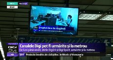 Digi coboară la metrou. Ştirile Digi 24 se vor vedea pe plasmele din staţii