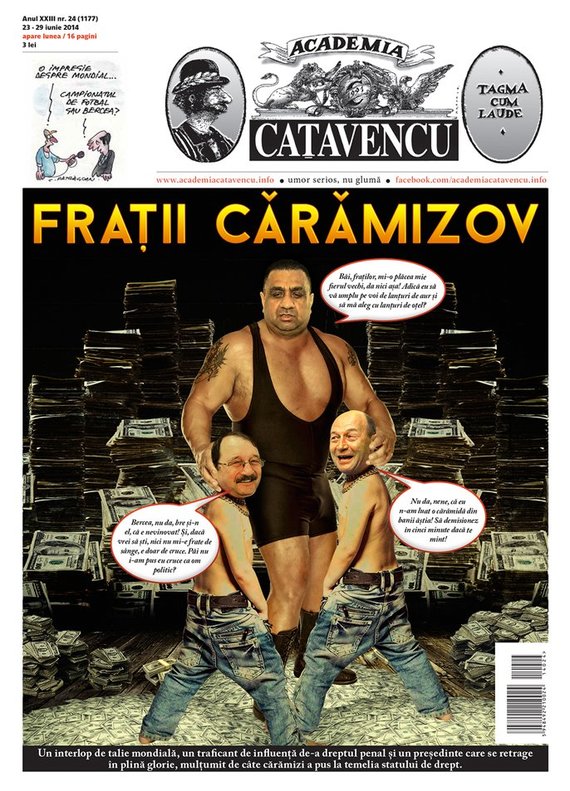 Caţavencu se mai rupe o dată. Câţiva redactori Academia Caţavencu au tipărit ziarul, după ce redacţia a anunţat că opreşte activitatea din cauza neplăţii salariilor