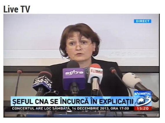 Procurorul general nu se autosesizează în cazul şefei CNA pentru că înregistrările apărute în presă sunt neserioase