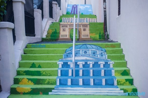 GALERIE FOTO. Schimbarea la faţă a străzii în trepte Xenofon