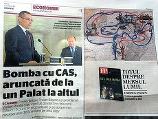 Titlurile zilei în cazul CAS-Ponta-Băsescu: Cum au picat oralul “ca la MTO” premierul şi ministrul finanţelor. Bomba cu CAS, aruncată de la un Palat la altul.