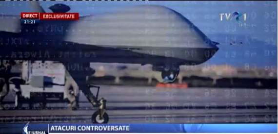 VIDEO. Reportajul Ştirilor TVR despre dronele armatei SUA a fost preluat de nouă televiziuni