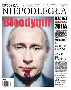 „Bloodymir” Putin, pe coperta unei reviste poloneze