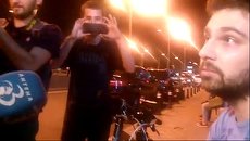 VIDEO. Motocicliştii s-au strâns să-l enerveze pe Badea, în direct. Raul Gheba, Sector 7: „Eu am fost plătit de Traian Băsescu. Mi-a dat 100 de lei aseară”