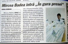 DIN ARHIVĂ. Ce scria presa când Mircea Badea a „intrat” În gura presei. Imagini video de când Badea făcea emisiunea cu măsuţa la Realitatea TV