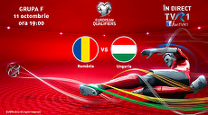 Meciul de calificare la EURO 2016 dintre România şi Ungaria, difuzat în direct şi exclusiv la TVR
