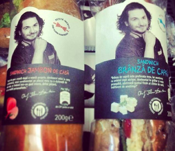 Sandwich-uri, à la chef Florin Dumitrescu. Juratul Hell's Kitchen şi-a lansat o linie de produse