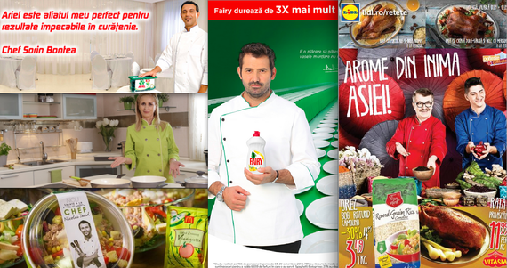GALERIE FOTO. Hădean, juratul de la MasterChef, noua imagine Fairy. Ce produse promovează juraţii şi concurenţii show-urilor culinare