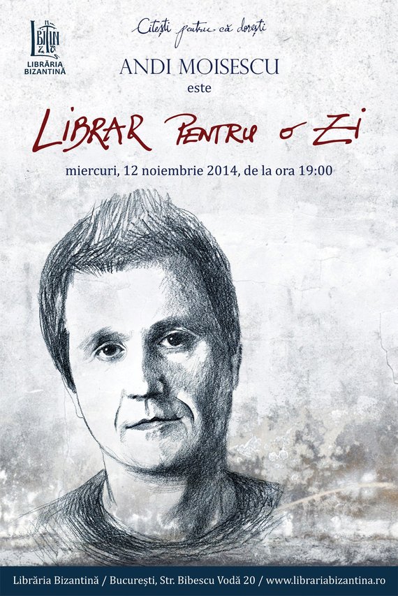 Andi Moisescu, librar pentru o zi