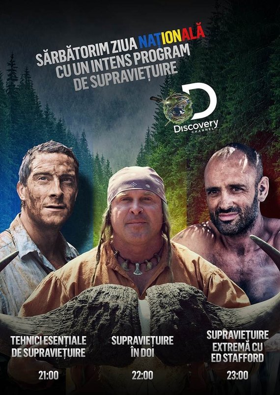 Discovery are o grilă specială pentru 1 Decembrie. Canalul va difuza mai multe programe filmate în România
