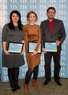 Au fost premiaţi Tinerii Jurnalişti ai Anului: Roxana Pricop (ZF) şi Victor Cozmei (HotNews), printre câştigători