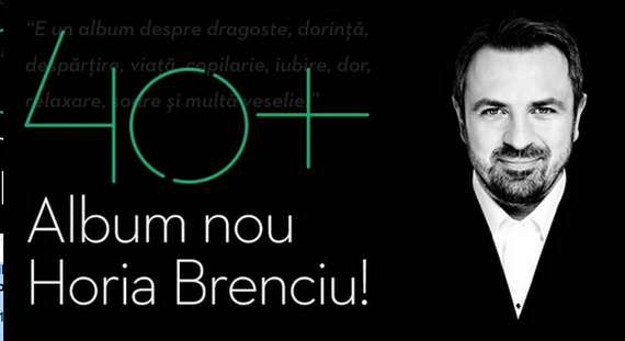 Horia Brenciu îşi vinde pentru a doua oară albumul "40+" cu Gazeta Sporturilor