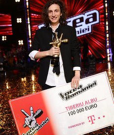 Vocea României, câştigată de Tiberiu Albu, prima finală lider de la începutul şi până la finalul showului. X-Factor, cifre aproape la jumătate