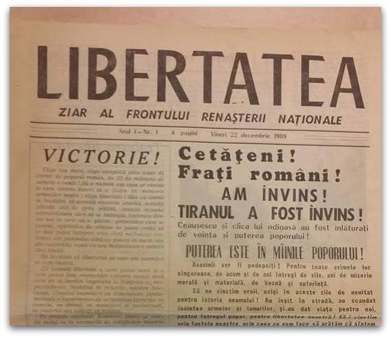 Libertatea, ediţie de colecţie. Cum arăta ziarul acum 25 de ani, în ziua lansării