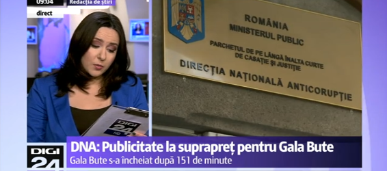 VIDEO. DNA: Publicitate la suprapreţ pentru Gala Bute