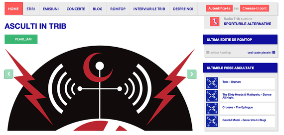 Postul online Radio Trib şi-a relansat site-ul. Emisiuni noi cu Kirk şi cu un DJ din Canada