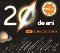 INFOGRAFIC. Bilanţul DC Communication în  20 de ani de activitate: 2,5 milioane de euro investiţii, 120 de clienţi şi 2.000 de proiecte