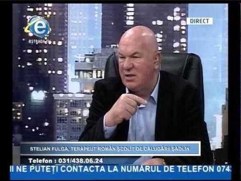 Televiziunea eStrada, amendată cu 100.000 de lei din cauza "terapeutului şcolit de călugării şaolin" Stelian Fulga