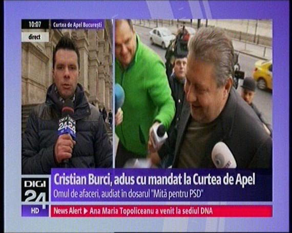 Patronul Prima TV, Cristi Burci, audiat la Curtea de Apel ca martor în cazul Mită pentru PSD