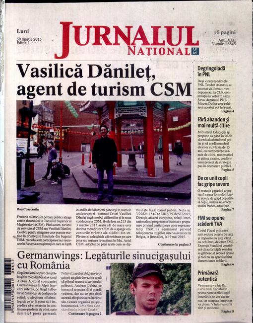 Jurnalul National îşi schimbă grafica din 2 aprilie