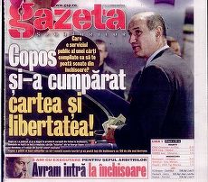 PRESA DE AZI. Copos “intelectualul” ţine prima pagină a ziarelor
