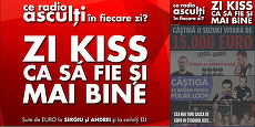 AUDIO. Răspunsul Kiss FM la concursul Zi ZU ca să fie bine: Zi Kiss ca să fie ŞI MAI bine
