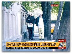 Antena 3, imagini cu Adrian Sârbu pe stradă, fără catuşe. Poliţia: A fost la dentist pe 4 aprilie şi pe 18, de ziua lui