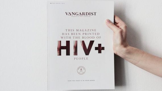 O revistă germană a fost tipărită folosind o cerneală amestecată cu sânge al unor bărbaţi infectaţi cu HIV