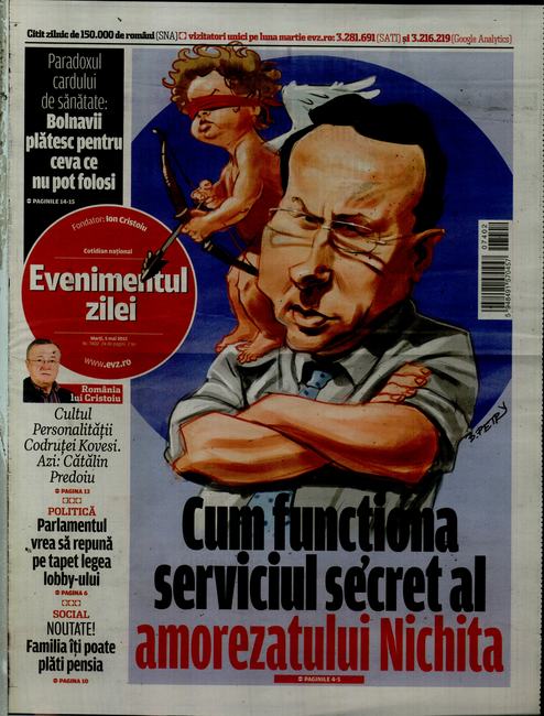 PRESA DE AZI. Probleme la ordinea zilei: “Amorezatul Nichita” şi DNA-ul, sănătatea şi infrastructura românilor