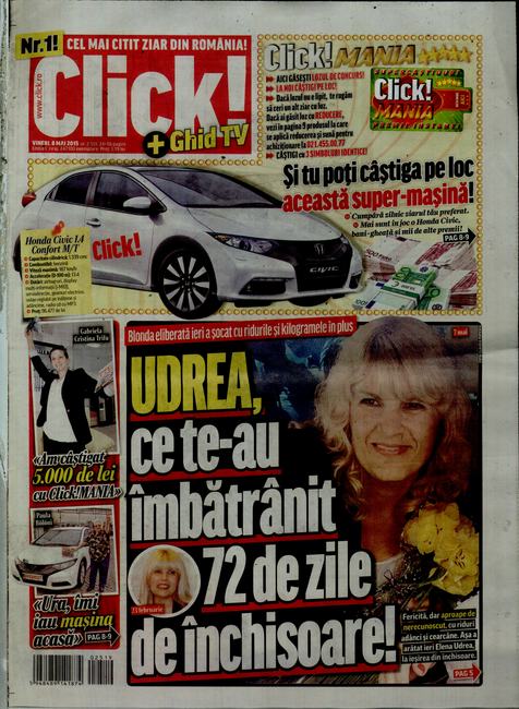 PRESA DE AZI. Iesirea din închisoare a Elenei Udrea a ţinut prima pagină a ziarelor quality, dar şi a tabloidelor