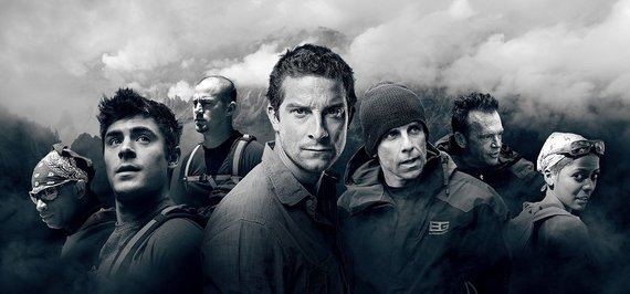 FOTO. Zac Efron şi Ben Stiller merg cu Bear Grylls în sălbăticie. Programul va fi difuzat pe Discovery Channel