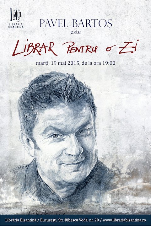 Pavel Bartoş este librar pentru o zi