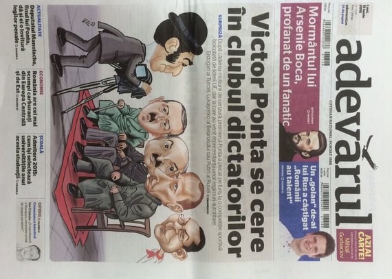 PRESA DE AZI. Adevărul, titlu dur după prezenţa premierului alături de Putin: “Victor Ponta se cere în clubul dictatorilor”. România liberă: Diplomaţia sulfuroasă a lui Ponta