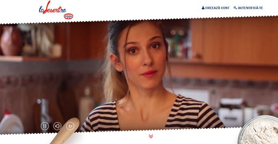 PE SCURT. Dana Rogoz face deserturi pentru Dr. Oetker