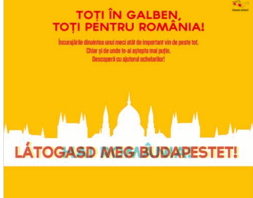 PROIECT INEDIT. Gazeta Sporturilor, reclamă Bergenbier cu dublu mesaj în contextul meciului Ungaria - România