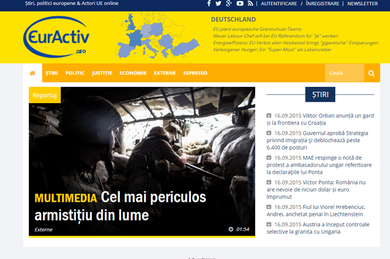 Site-ul EurActiv s-a relansat: 12 oameni în echipă, o structură simplificată şi "un stil de scriitură axat pe consumul de pe mobil"