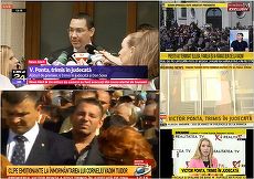 BURTIERA LA MINUT. Victor Ponta trimis în judecată, doar la Realitatea, B1 şi Digi. Antena 3 şi România TV erau la înmormântarea lui Vadim