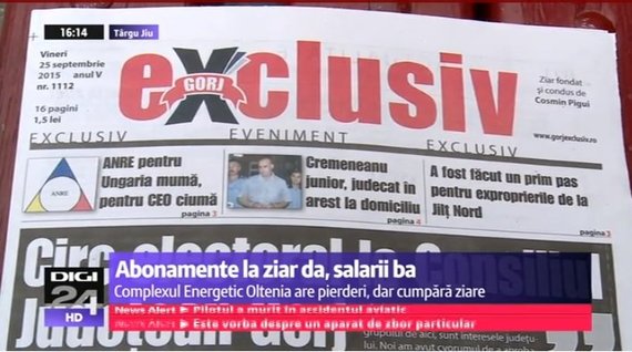 Complexul Energetic Oltenia le-a făcut angajaţilor abonament la un ziar în valoare de 65.000 de lei