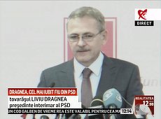 VIDEO. Astăzi iar, la Telejurnal... Realitatea TV, ştire ironică despre „Cel mai iubit fiu din PSD”, Liviu Dragnea