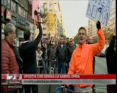 Mitingurile anti Oprea, deschidere la Ştirile Pro TV, pe larg la TVR 1, aproape nimic la Antena 1. Ştirile Intact, orientate pe „vinovaţi”