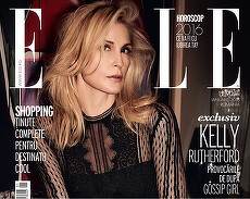 Un interviu cu actriţa Kelly Rutherford din Elle România, preluat de Daily Mail şi People