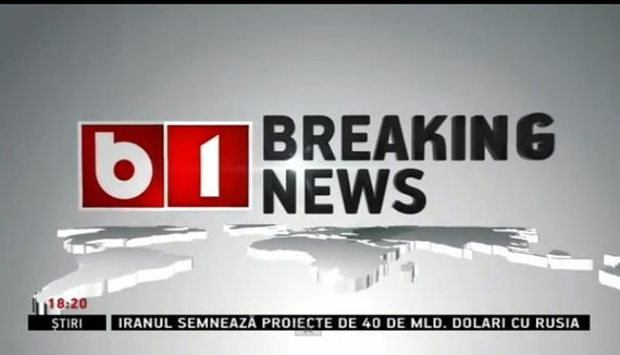 FOTO. Schimbare de grafică la B1 TV. Cum arată noile burtiere